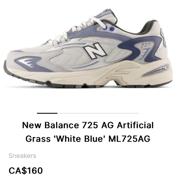 New balance 725V1 size8 - Picture 1 of 7